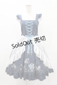 Amavel / Jerryfish Aquariumジャンパースカート Free ダークネイビー H-25-05-14-1023-CA-OP-NS-ZH