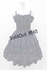 Physical Drop / リボンジャンパースカート Free ネイビー H-25-05-14-1026-LO-OP-NS-ZH