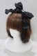 画像1: MILK / Ribbonカチューシャ  黒 H-25-05-14-074-ML-AC-KB-ZH (1)