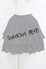 MIHO MATSUDA / レースフリルスカート  黒 H-25-05-14-015-GO-SK-KB-ZH