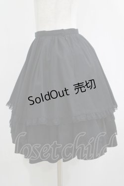 画像2: MIHO MATSUDA / レースフリルスカート  黒 H-25-05-14-015-GO-SK-KB-ZH