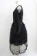 画像2: NieR Clothing / 重ねドットチュールLONG DRESS  黒 H-25-05-14-002-PU-OP-KB-ZH (2)