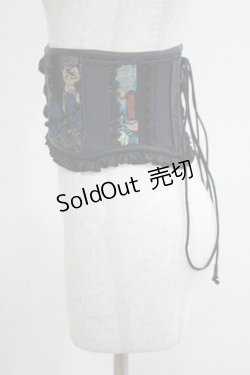 画像2: Ozz oneste / ショートコルセット  黒 H-25-05-14-020-OO-ZA-KB-ZH