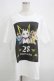 画像1: NieR Clothing / プリント半袖CUTSEW  白 H-25-05-15-032-PU-TO-KB-ZH (1)