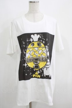 画像1: NieR Clothing / プリント半袖CUTSEW XL 白 H-25-05-15-036-PU-TO-KB-ZH