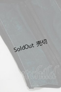 画像4: Ozz Croce / クロス刺繍シュラグ  黒×緑 H-25-08-10-027-OO-TO-KB-ZH