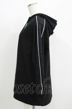 画像2: NieR Clothing / ロゴプリントプルパーカー  黒 H-25-05-15-043-PU-TO-KB-ZH