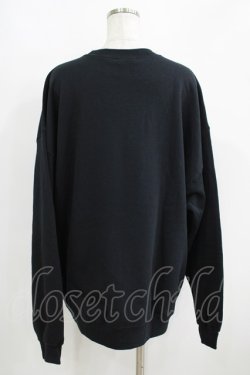 画像3: NieR Clothing / プリントSWEAT   黒×青 H-25-05-15-046-PU-TO-KB-ZH