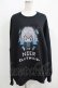 画像1: NieR Clothing / プリントSWEAT  XL 黒 H-25-05-15-047-PU-TO-KB-ZH (1)