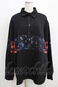 NieR Clothing / 切替長袖トップス  黒 H-25-05-15-049-PU-TO-KB-ZH