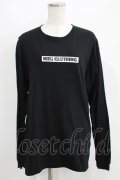 NieR Clothing / BOX LOGO BLACK CUTSEW M 黒 H-25-05-15-050-PU-TO-KB-ZH