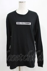 NieR Clothing / BOX LOGO BLACK CUTSEW M 黒 H-25-05-15-050-PU-TO-KB-ZH
