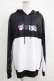 画像1: NieR Clothing / プリントプルパーカー  黒×白 H-25-05-15-052-PU-TO-KB-ZH (1)