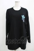 NieR Clothing / ONE君ポイントロングカットソー  黒 H-25-05-15-054-PU-TO-KB-ZH