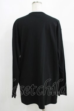 画像3: NieR Clothing / ONE君ポイントロングカットソー  黒 H-25-05-15-054-PU-TO-KB-ZH