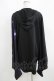 画像3: NieR Clothing / 着物風袖ZIPパーカー  黒 H-25-05-15-055-PU-TO-KB-ZH (3)