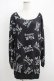 画像1: NieR Clothing / プリントトップス  黒ロゴ H-25-05-15-056-PU-BL-KB-ZH (1)