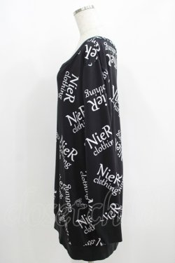画像2: NieR Clothing / プリントトップス  黒ロゴ H-25-05-15-056-PU-BL-KB-ZH