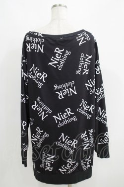 画像3: NieR Clothing / プリントトップス  黒ロゴ H-25-05-15-056-PU-BL-KB-ZH