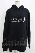NieR Clothing / プリントプルパーカー  黒 H-25-05-15-057-PU-TO-KB-ZH