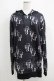 画像1: NieR Clothing / プリントプルパーカー  黒 H-25-05-15-060-PU-TO-KB-ZH (1)