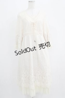 画像1: Rozen Kavalier / レースフリルワンピース  アイボリー H-25-05-15-006-OO-OP-KB-ZH