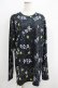 画像1: NieR Clothing / プリントトップス  スターロゴ H-25-05-15-062-PU-BL-KB-ZH (1)