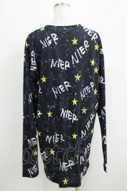 画像3: NieR Clothing / プリントトップス  スターロゴ H-25-05-15-062-PU-BL-KB-ZH