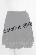 Ozz oneste / 薔薇刺繍メッシュスカート  黒 H-25-05-15-064-OO-SK-KB-ZH