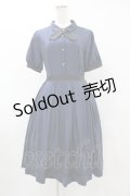 axes femme / クロスタイ付ワンピース M ネイビー H-25-05-15-1036-AX-OP-NS-ZH