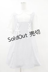 DearMyLoveRose / バイカラーコーデワンピース 3L グレー H-25-05-15-1039-EL-OP-NS-ZH