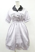 Ank Rouge / ボウリングシャツワンピース M ラベンダー H-25-05-15-1040-CA-OP-NS-ZH