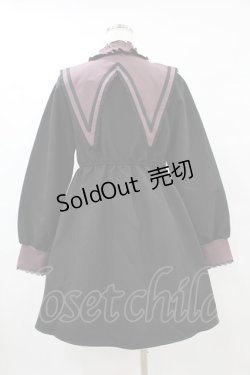 画像2: DearMyLove / 闇セーラー襟レースワンピース L ブラック/パープル H-25-05-15-1041-EL-OP-NS-ZH