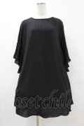 Favorite / シフォンワンピース Free ブラック H-25-05-15-1042-LO-OP-NS-ZH