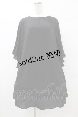 画像1: Favorite / シフォンワンピース Free ブラック H-25-05-15-1042-LO-OP-NS-ZH