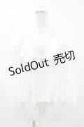 axes femme / レース袖フリルボレロ Free オフ H-25-05-15-1047-AX-TO-NS-ZH