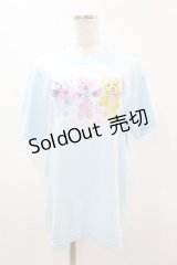 Nile Perch / プリントTeeシャツ＜くま＞ F 3匹くま/ブルー H-25-05-15-1051-LO-TS-NS-ZH