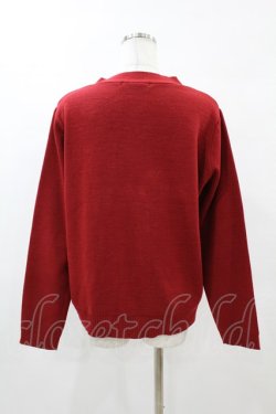 画像2: Fi.n.t / Vネックミドル丈カーディガン Free レッド H-25-05-15-1053-CA-TO-NS-ZH