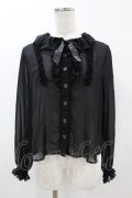 Angelic Pretty / ドールシルエット共フリルブラウス Free ブラック H-25-05-15-1055-AP-BL-NS-ZH