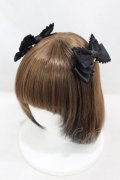BABY,THE STARS SHINE BRIGHT / Rose Princessリボンクリップ　  ブラック H-25-05-15-1008-BA-AC-NS-ZH