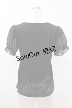画像2: Ank Rouge / キャットプリントTe M ブラック H-25-05-15-1060-CA-TS-NS-ZH