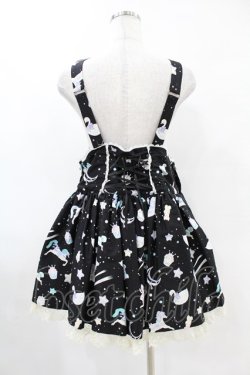 画像2: Angelic Pretty / Candy Sprinkleサロペット&バレッタセット Free ブラック H-25-05-15-1018-AP-OP-NS-ZH