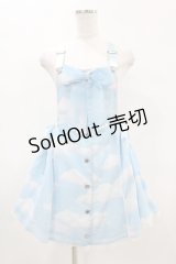 Angelic Pretty / Misty Skyサロペット Free サックス H-25-05-15-1019-AP-OP-NS-ZH