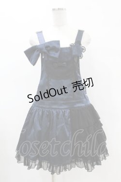 画像1: Angelic Pretty / スタアナイトサロペット Free ネイビー H-25-05-15-1020-AP-OP-NS-ZH