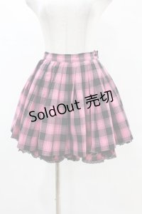 Angelic Pretty / ブルマ付きスカートSet Free ブラック/ピンク H-25-05-15-1021-AP-SK-NS-ZH