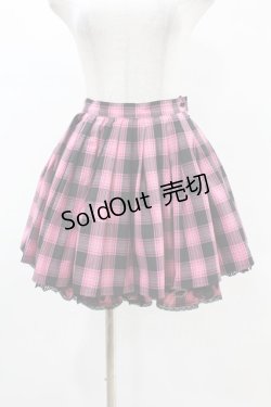 画像1: Angelic Pretty / ブルマ付きスカートSet Free ブラック/ピンク H-25-05-15-1021-AP-SK-NS-ZH