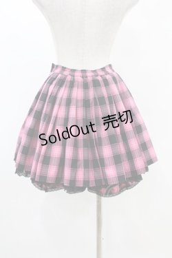 画像2: Angelic Pretty / ブルマ付きスカートSet Free ブラック/ピンク H-25-05-15-1021-AP-SK-NS-ZH