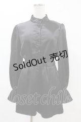 Melt the lady / バックベルトサテンコンビネゾン Free ブラック H-25-05-15-1022-PU-OP-NS-ZH