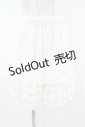 axes femme POETIQUE / レースフリルペチパンツ M オフ H-25-05-15-1024-AX-PA-NS-ZH