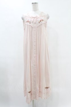 画像1: PINK HOUSE / 刺繍ワンピース FREE ピンク H-25-05-15-1025-LO-OP-NS-ZH